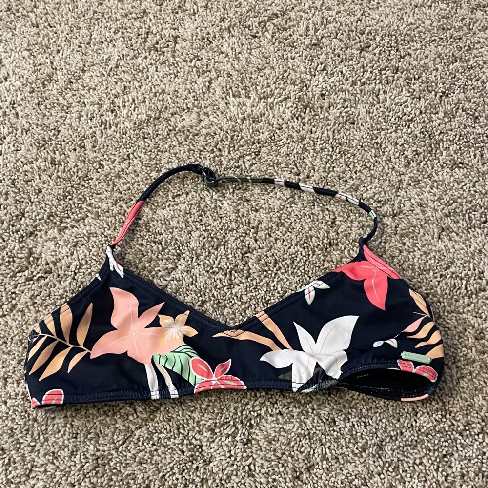 Roxy Floral Adjustable Halter Top